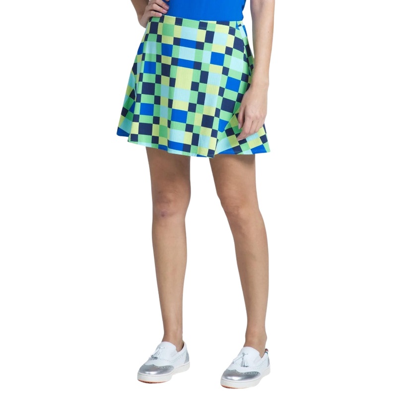 IBKUL 2023 Womens Annalise Swing Skort – 27379 Green/Blue S