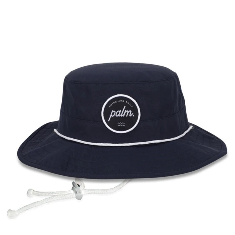 Palm Golf Lowtide Bucket Hat Navy S/M