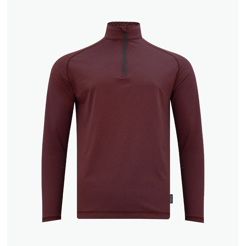 Swannies Golf Dunnaway Q-Zip Maroon M