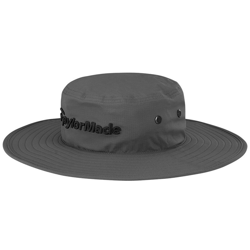 Taylormade Men’s Metal Eyelit Bucket Hat Grey L/XL