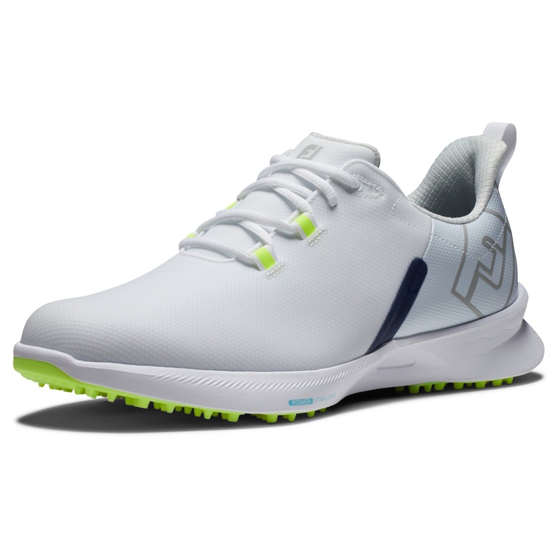 FootJoy Fuel Men’s Golf Shoes 55453 – White/Navy/Green (Previous Season Style) White/Navy/Green 8