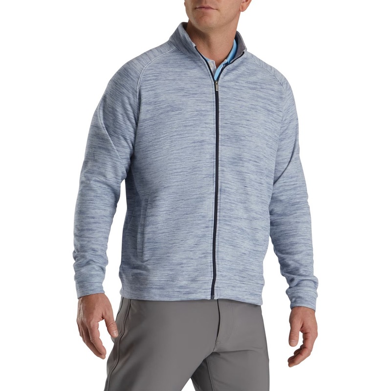 Footjoy Heather Jersey Fleece Full-Zip (Previous Season Style) Navy S
