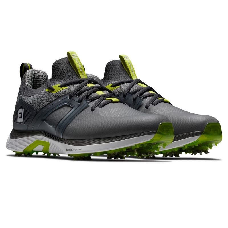FootJoy HyperFlex Golf Shoes 51044 Grey/Charcoal/Lime (Previous Season Style) Charcoal/Grey/Lime 8.5