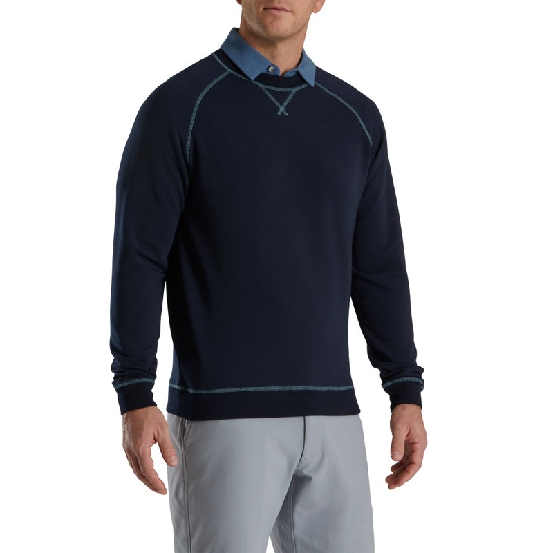 Footjoy Lifestyle French Terry Crewneck – Previous Season Navy XL