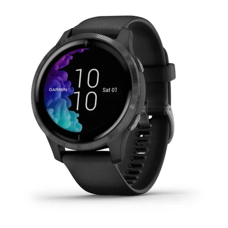 Garmin Venu GPS Fitness Watch Black w/Slate Hardware Black with Slate Hardware