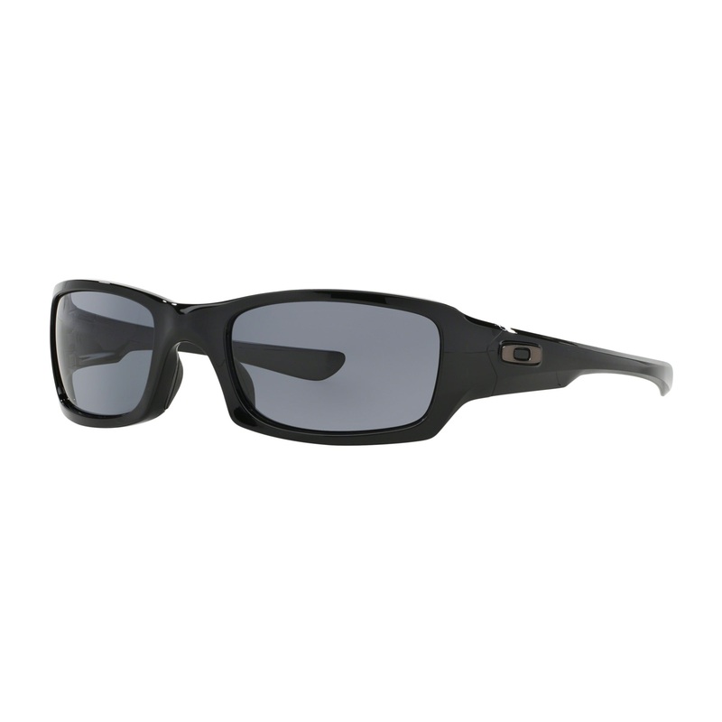 Oakley Fives Squared Sunglasses Polished Black Gray