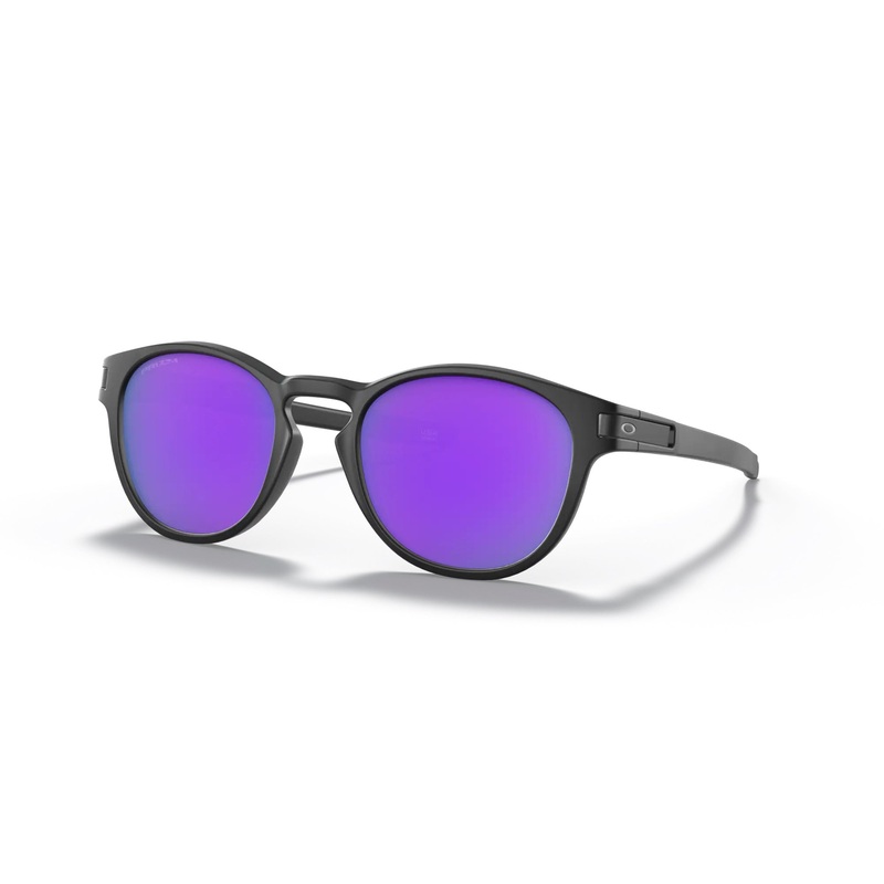 Oakley Latch Sunglasses Matte Black Prizm Violet