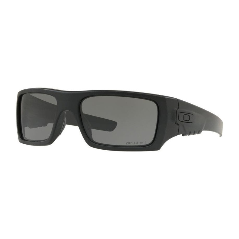 Oakley Men’s Det Cord Sunglasses Matte Black Frame Grey Lens Matte Black Grey