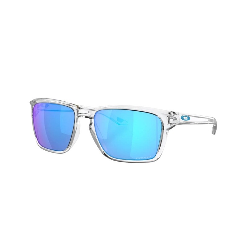 Oakley Sylas Sunglasses Polished Clear PRIZM Sapphire