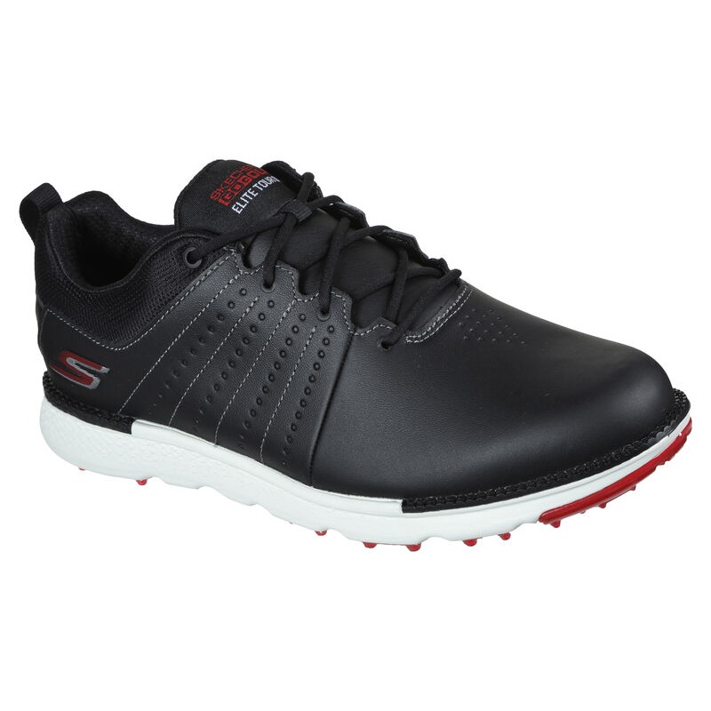 Skechers Men’s GO GOLF Elite Tour Spikeless Golf Shoes Black/Red 8