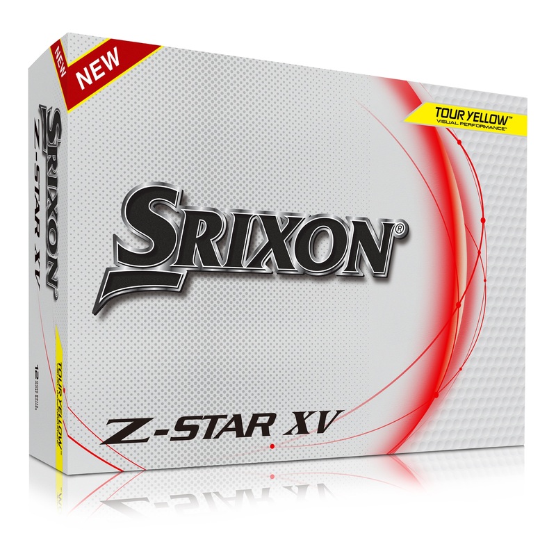 Srixon Z-Star XV 8 Tour Yellow Golf Balls 1 Dozen 2024 Tour Yellow