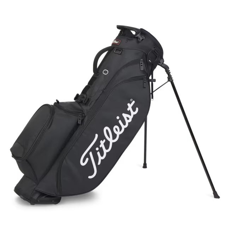 Titleist Players 4 Stand Golf Bag Black/Black/Red