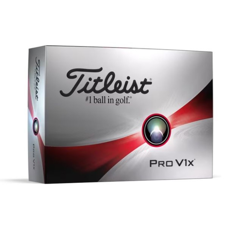 Titleist Pro V1x Golf Balls White (1 Dozen) 2023 Pro V1x