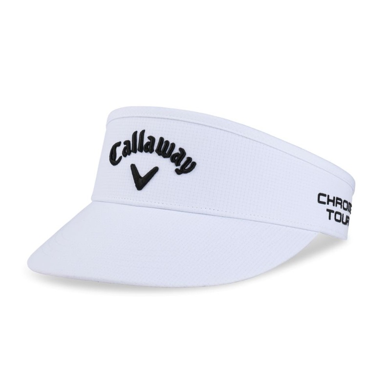 Callaway Men’s Tour Authentic High Crown Adjustable Golf Visor 2024 Charcoal