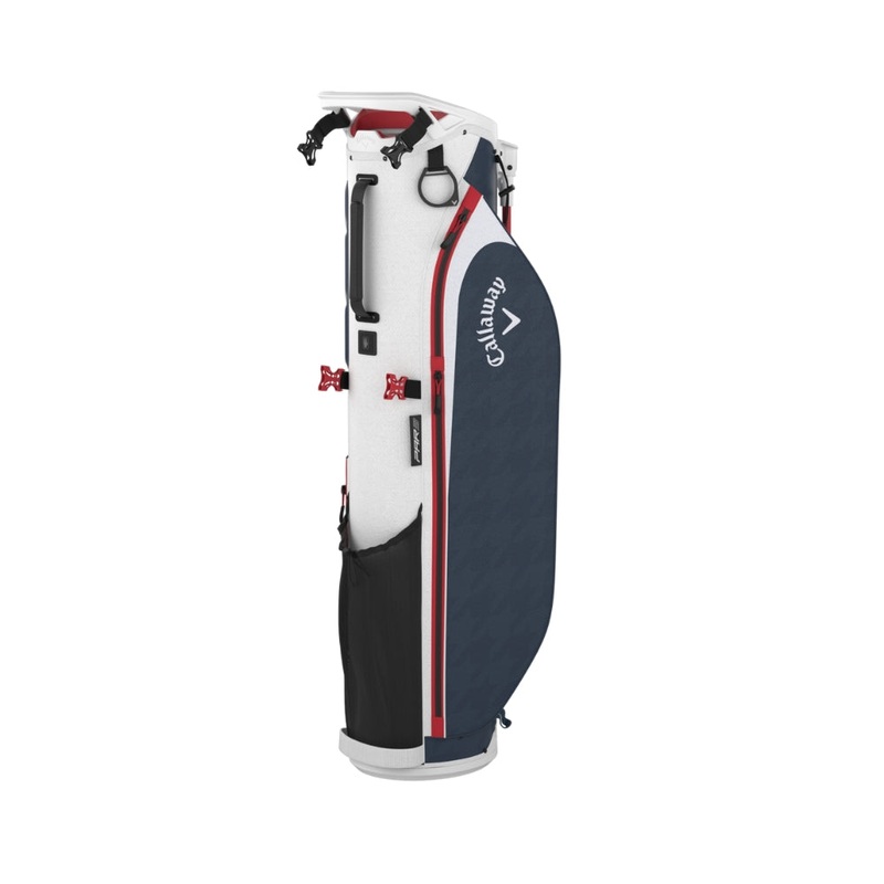 Callaway Par3 Stand Golf Bag 2024 White/Navy Hounds/Red