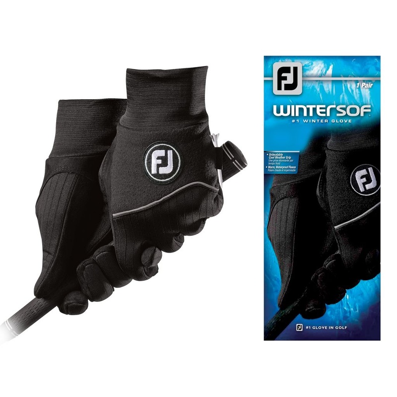 Footjoy WinterSof Golf Gloves (1 Pair) Black M