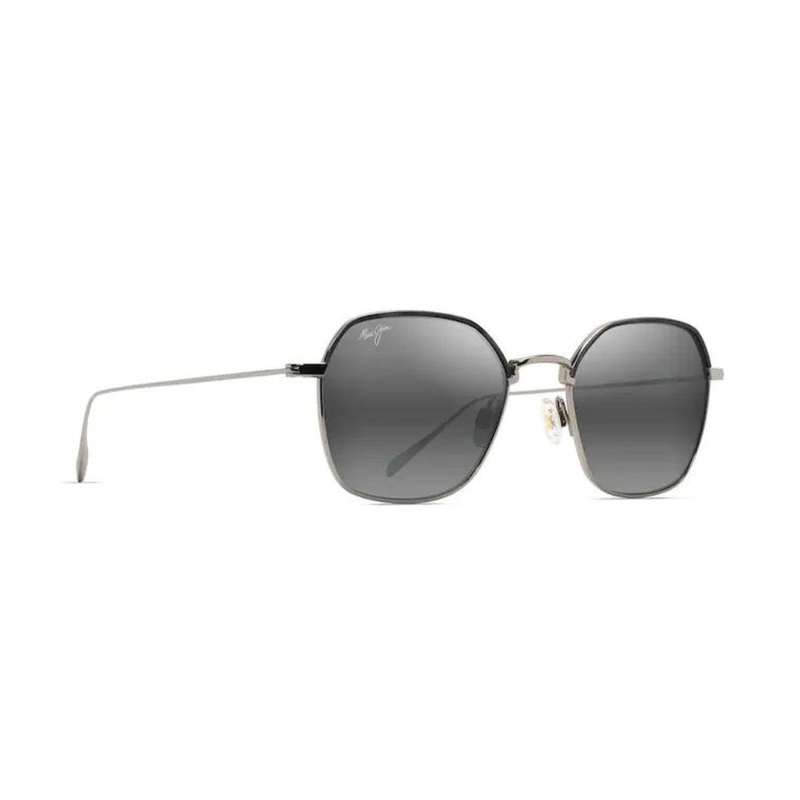 Maui Jim Moon Doggy Polarized Sunglasses Titanium Frame Neutral Grey Lens Titanium NEUTRAL GREY