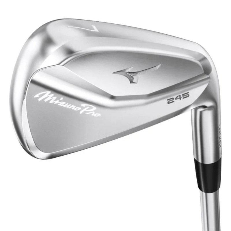 Mizuno Pro 245 Iron Set 7 pc Left Hand 5-PW, GW Dynamic Gold Mid 115 Regular