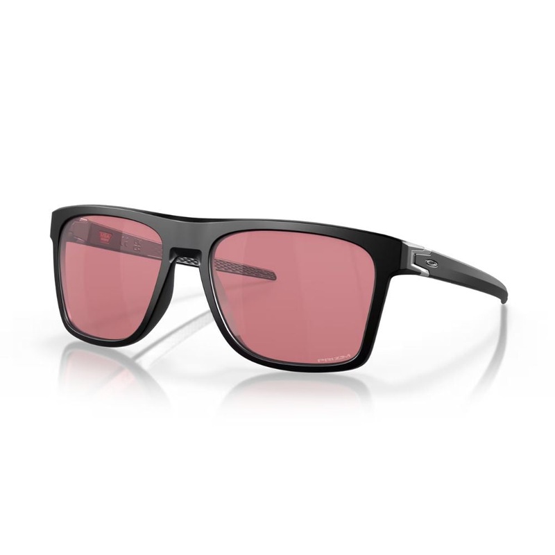 Oakley Mens Leffingwell Sunglasses Matte Black Frame – Prizm Dark Golf Lens – OO9100-0957 Matte Black Prizm Dark Golf