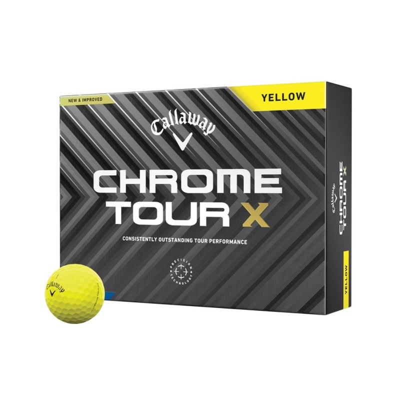 Callaway Chrome Tour X 24 Yellow – 1 Dozen Yellow