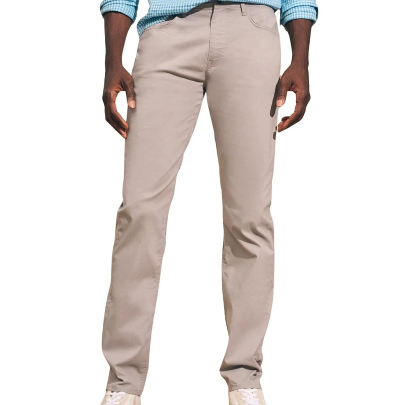 Faherty Men’s Movement 5Pocket Pant Fossil 32W x 32L