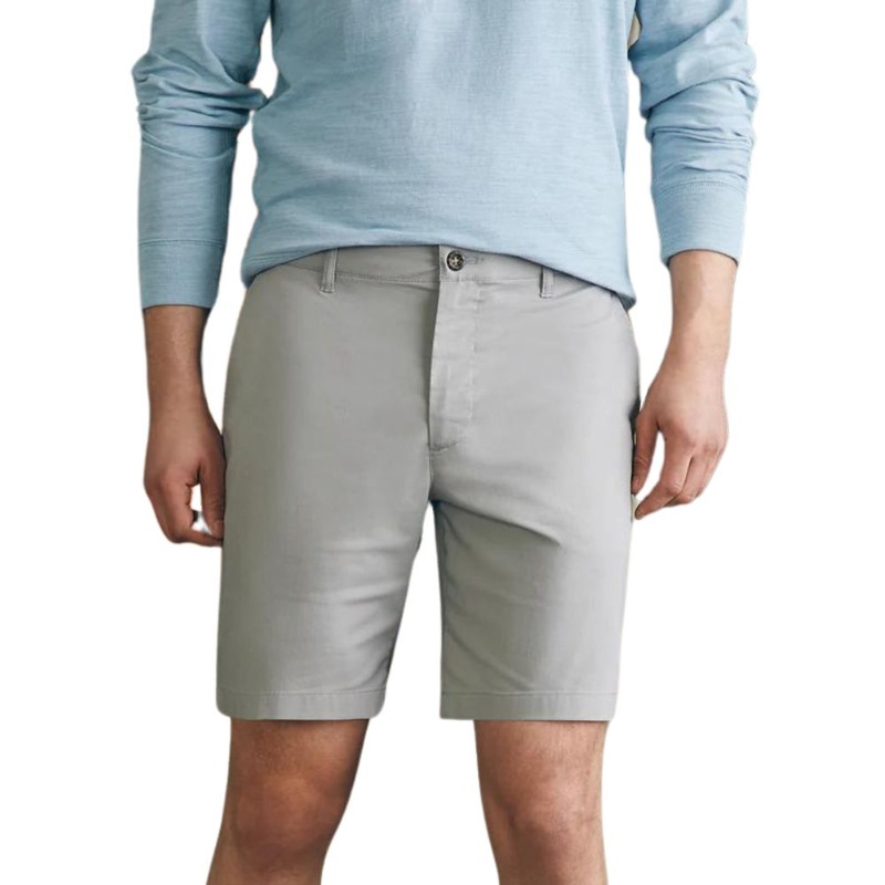 Faherty Men’s Movement Chino Short 8″ Inseam Fossil 36