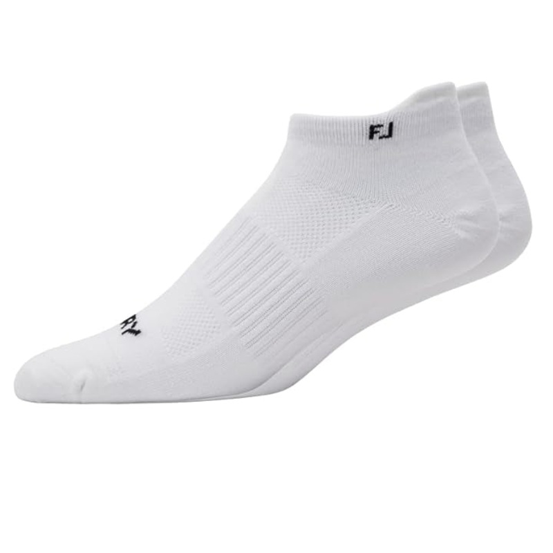 FootJoy Men’s ProDRY Lightweight Roll Tab Golf Socks Black 7-12