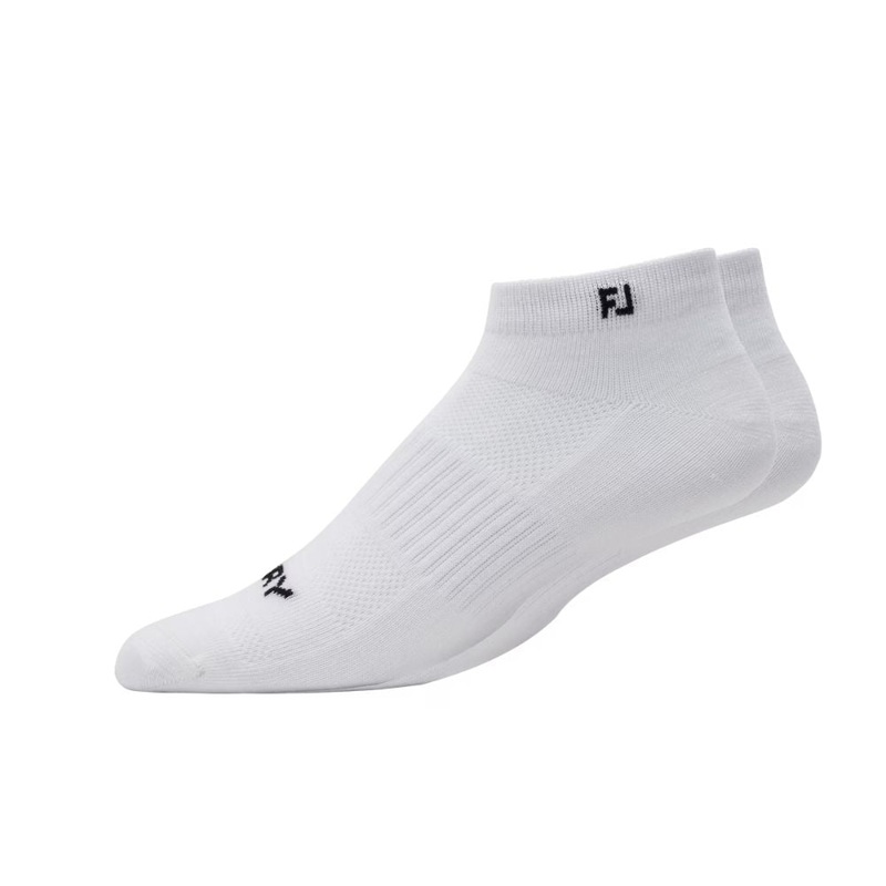 FootJoy Men’s ProDRY Lightweight Sport Golf Socks White 7-12