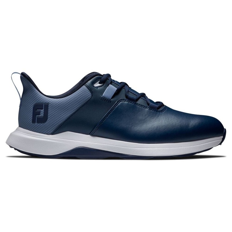 FootJoy Men’s ProLite Spikeless Laced Golf Shoes – Navy/Blue/White – Previous Season Style Navy/Blue/White 9