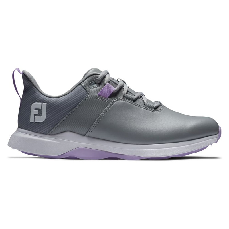 FootJoy Women’s ProLite Spikeless Laced Golf Shoes – Grey/Lilac Grey/Lilac 6