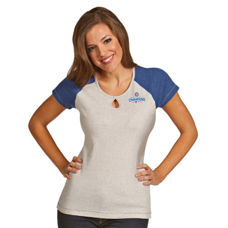 Mlb Chicago Womens Cubs World Series Champions Crush Tee Shirt Size Large L