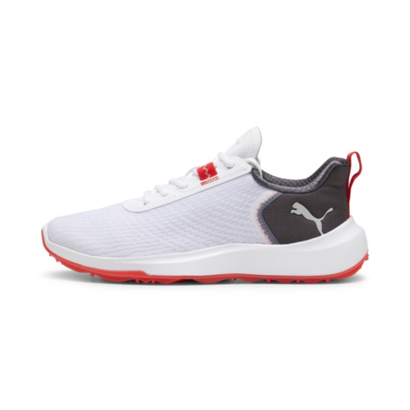 Puma Men’s FUSION CRUSH SPORT Spikeless Golf Shoes – Puma White/Dark Coal Puma White/Dark Coal 11.5