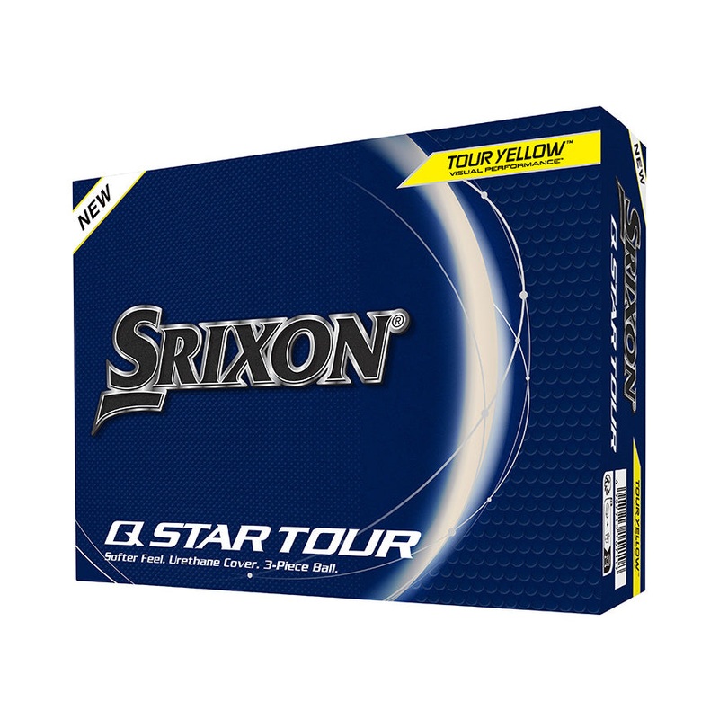 Srixon Q-Star Tour 5 Golf Balls Yellow 1 Dozen 2024 Tour Yellow