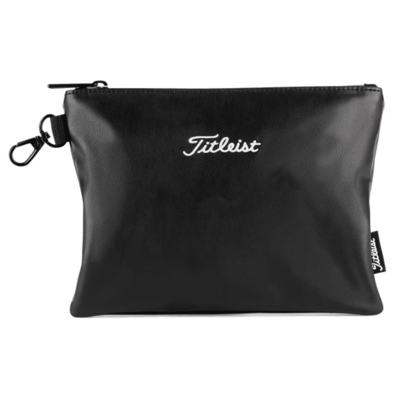 Titleist Zippered Golf Pouch Black