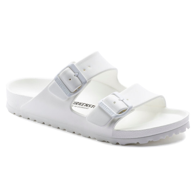 Birkenstock Arizona Essentials Buckle Sandals White Regular 12-12.5 Men