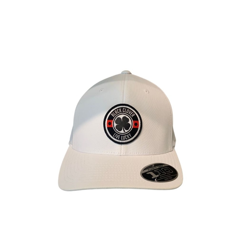 Black Clover High Roller 3 Snapback Hat Woven Patch – Black/White Black/White OSFM