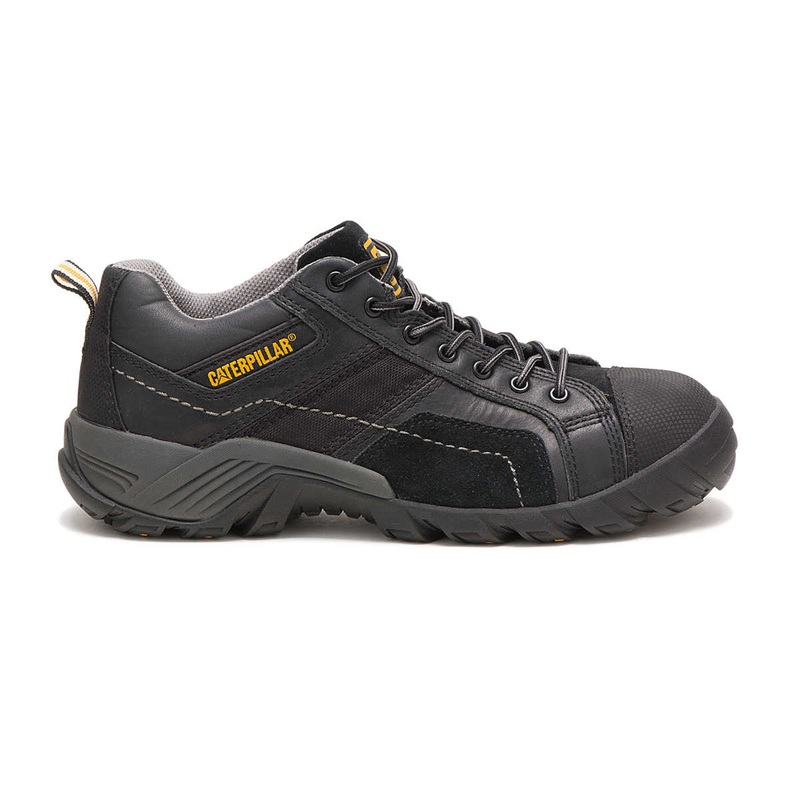 Caterpillar Men’s Argon Composite Toe Work Shoes Black 8 Medium