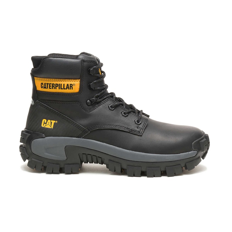 Caterpillar Men’s Invader Hi Steel Toe Boots Black 10.5 Medium