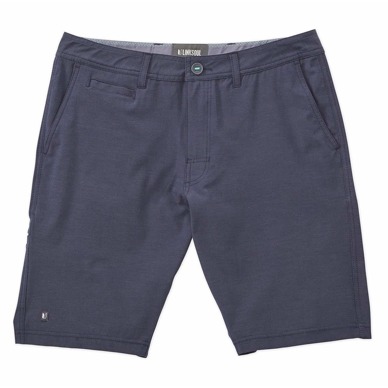 Linksoul Men’s Solid Boardwalker Shorts LS6200 Navy 30