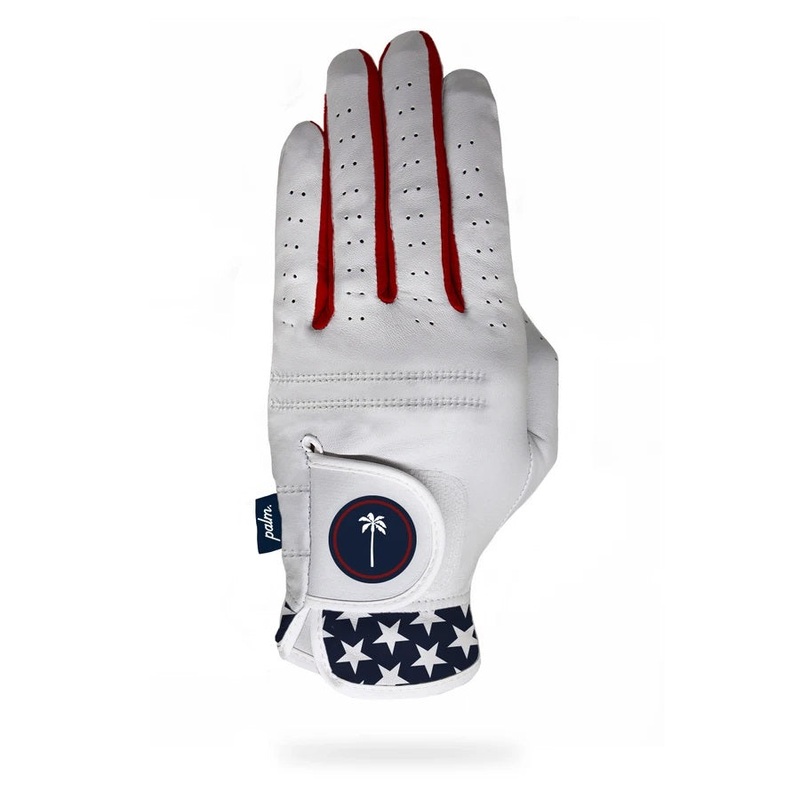 Palm Golf Premium Glove Stars and Stripes (On-Sale) Worn on Left Hand S