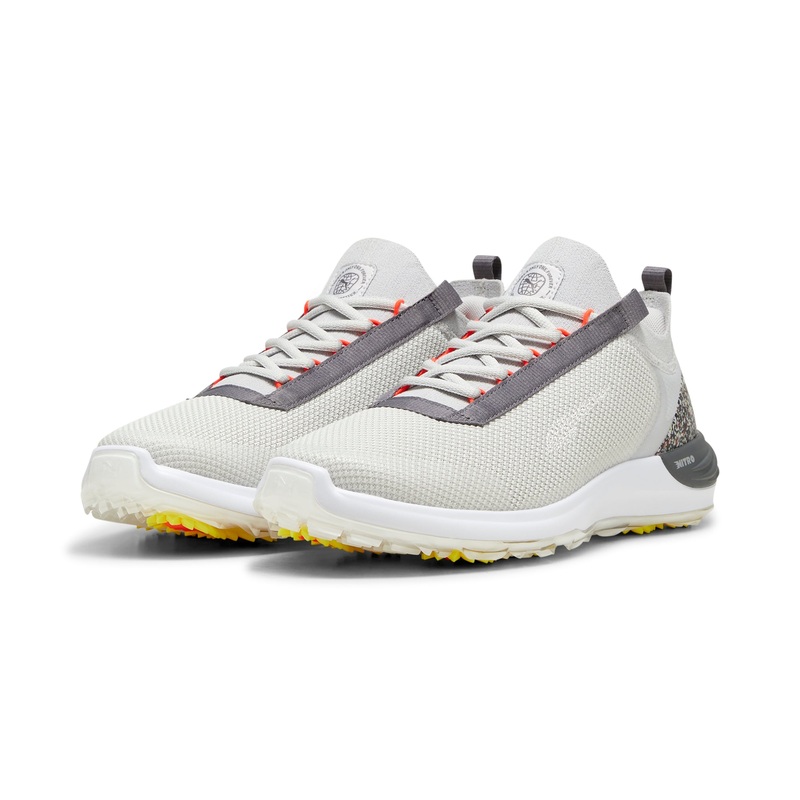 Puma Men’s PHANTOMCAT NITRO Sport Golf Shoe – Glacial Gray/Slate Sky/Red Blast Glacial Gray/Slate Sky/Red Blast 9.5