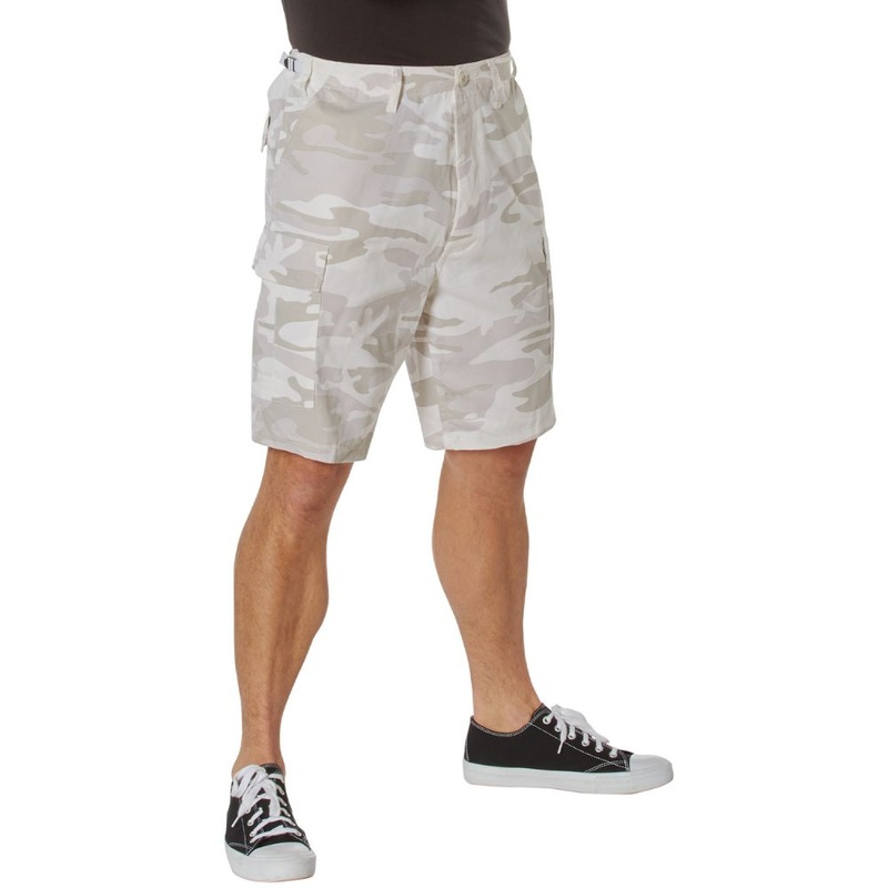 Rothco Men’s Camo BDU Shorts White Camo 4XL