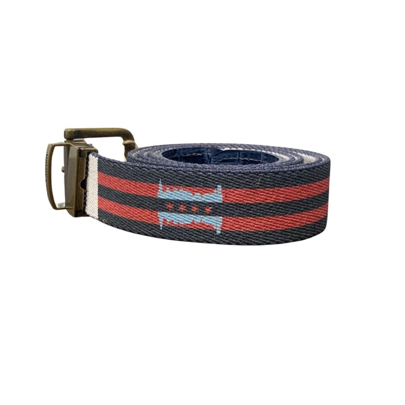 Doc Murphy Cut-To-Fit Belt Chicago Blue w/Bronze Buckle Blue
