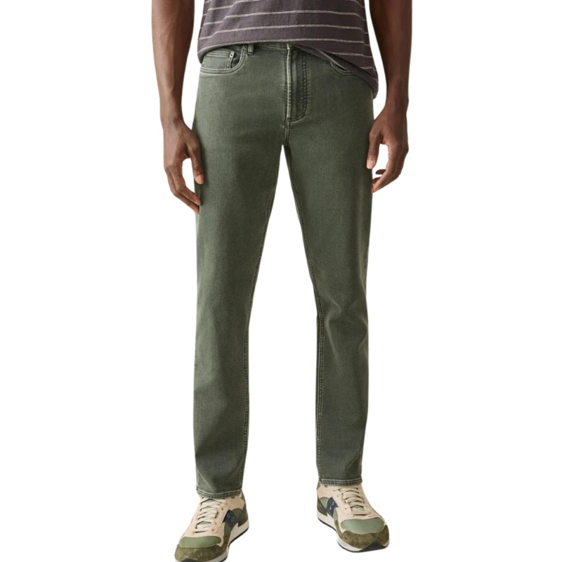 Faherty Men’s Stretch Terry 5-Pocket Pant Fall Olive 38Wx32L
