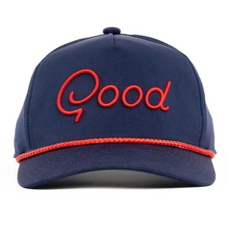 Good Good Freedom Snapback Rope Hat Navy OSFM