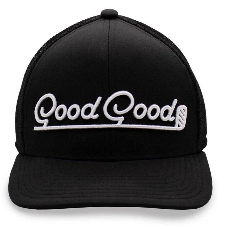Good Good The Elite Trucker Snapback Hat Black OSFM