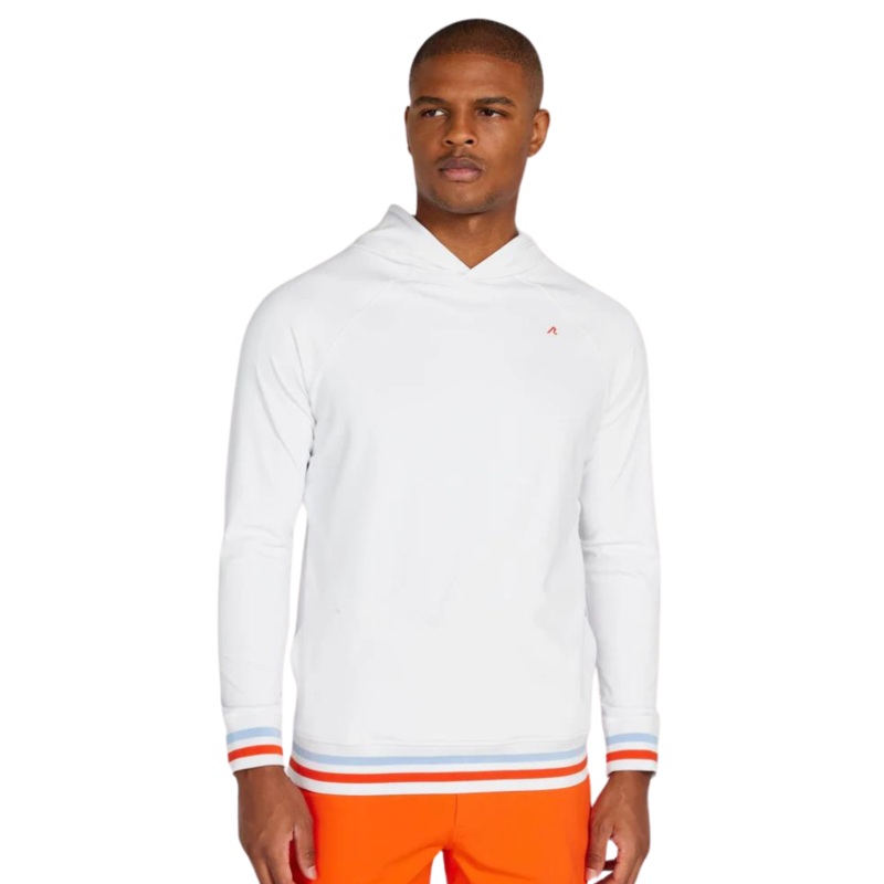 Redvanly Men’s Seales Golf Hoodie Bright White L