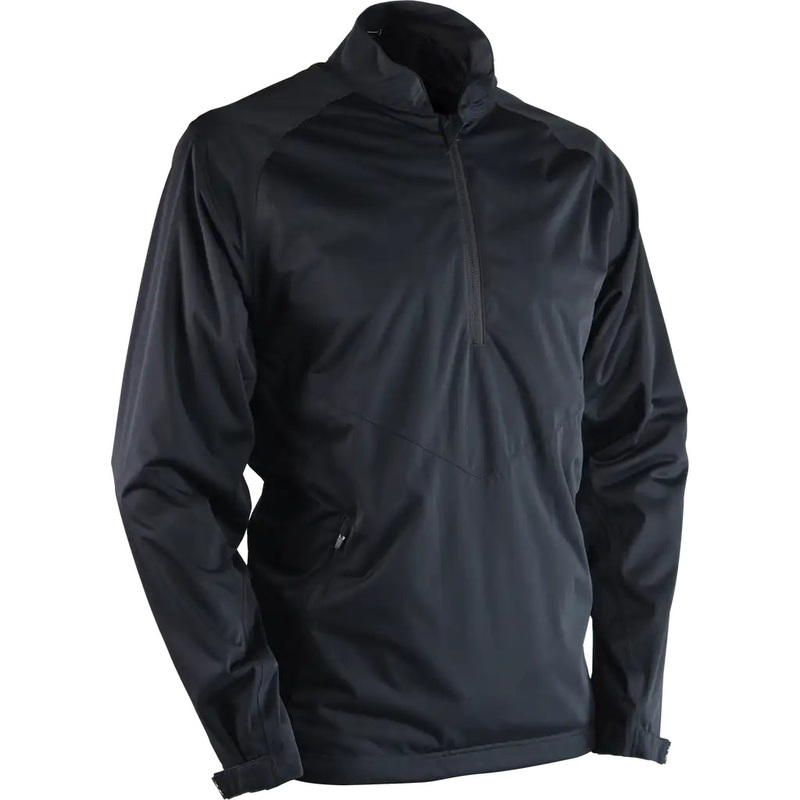 Sun Mountain Men’s Rainflex Elite Long Sleeve Pullover Black L