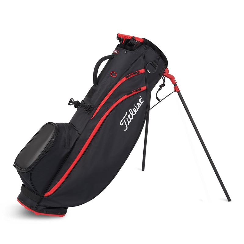 Titleist Players 4 Carbon-S Stand Golf Bag – Prior Season Black/Black/Red