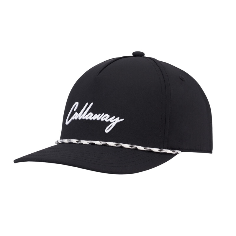 Callaway Men’s Birdie Putt Rope Snapback Golf Hat 2025 Black